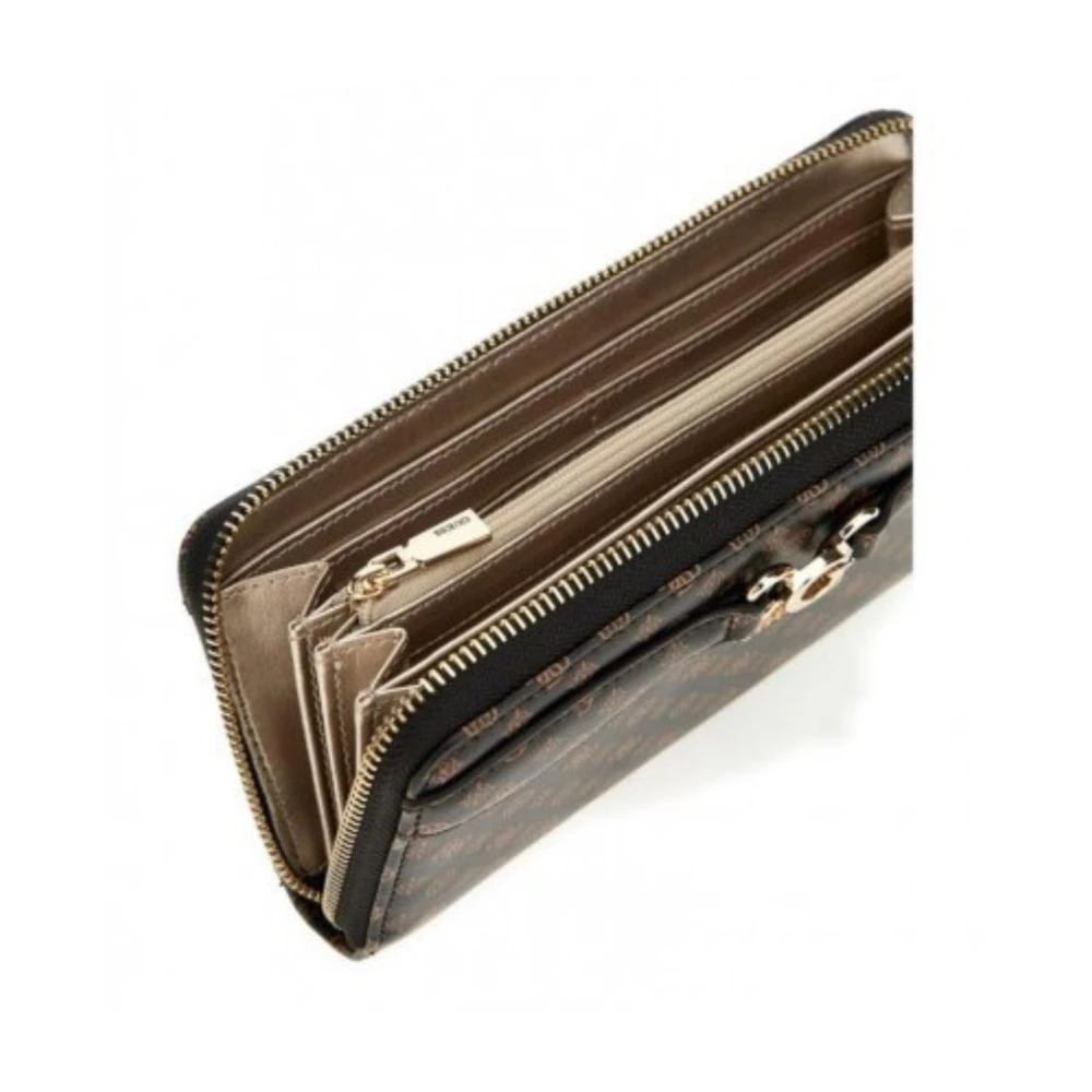 Guess Damesportemonnee Arlena Logo Brown Dames