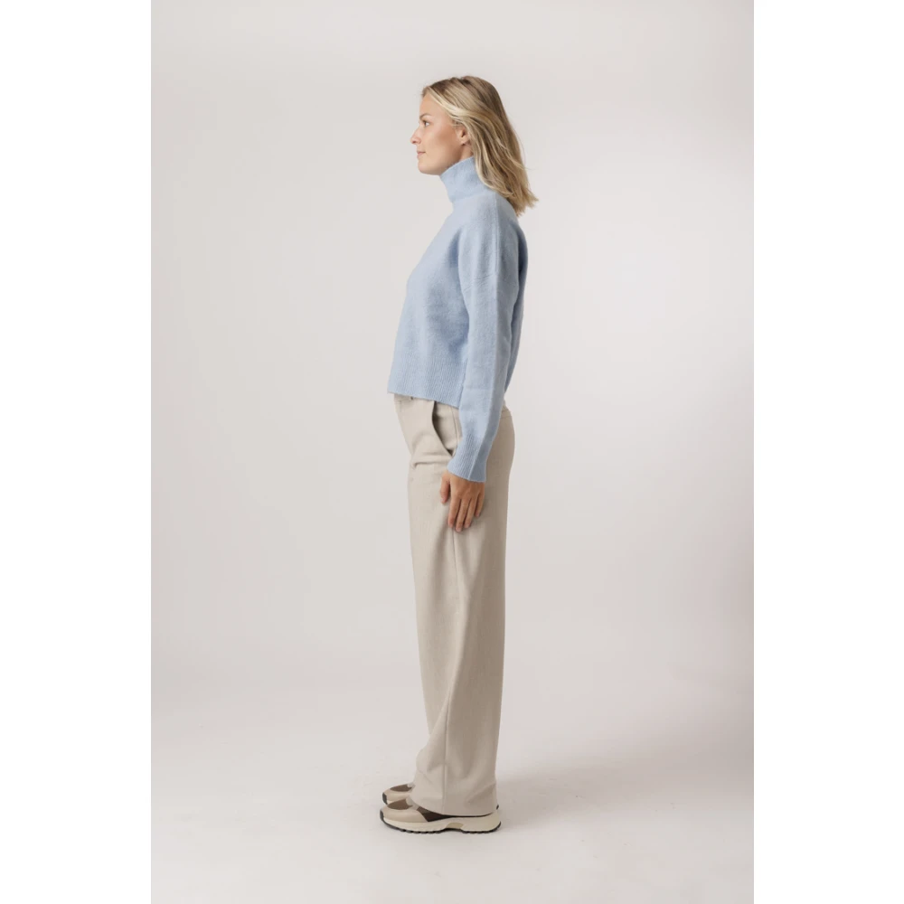 Samsøe Blauwe Geribbelde Coltrui Blue Dames