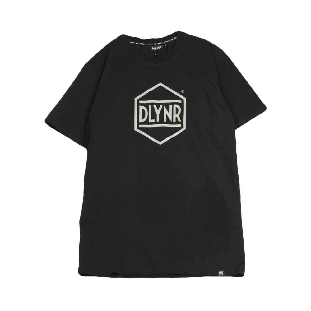 Dolly Noire Glow In the Dark Hexagon T-Shirt Black Heren