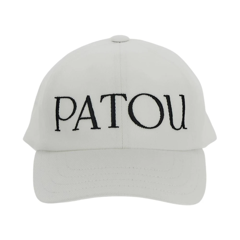 Patou Women's Beige Hats & Caps, S, Logo Baseball Cap