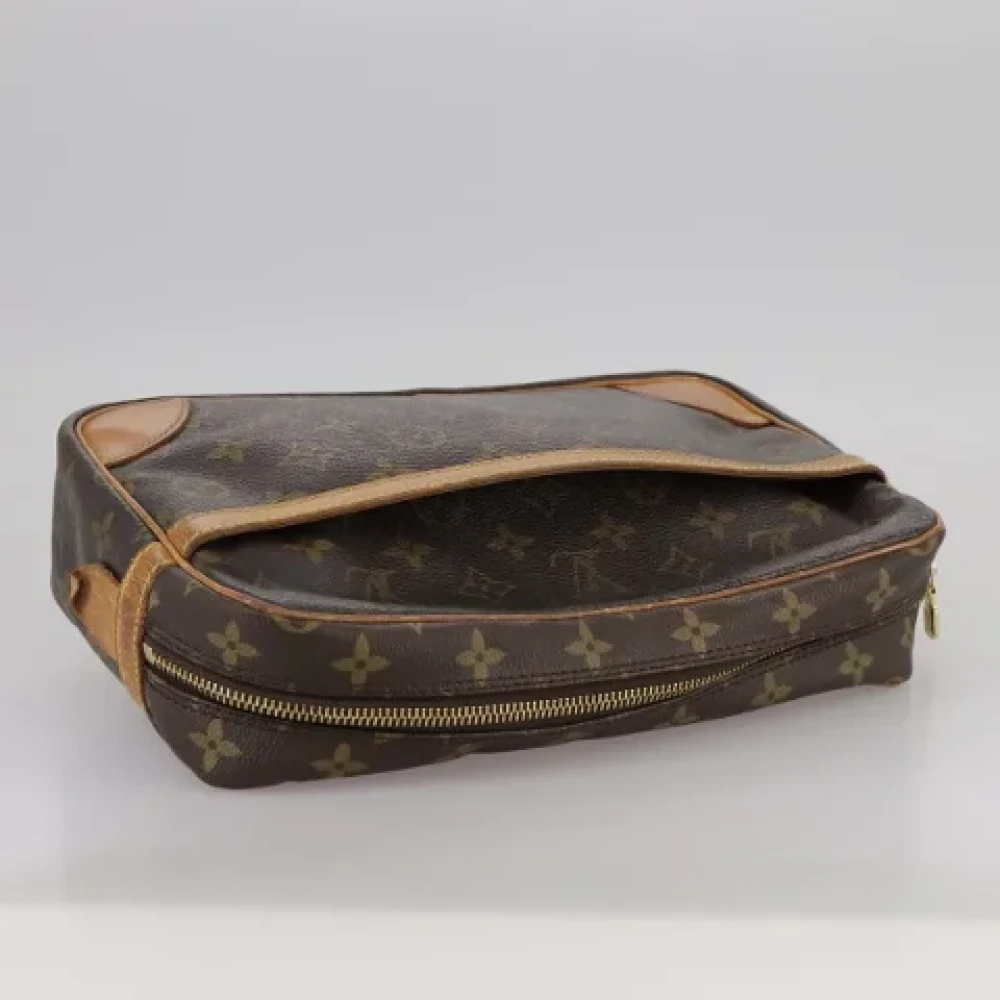 Louis Vuitton Vintage Pre-owned Canvas clutches Brown Dames