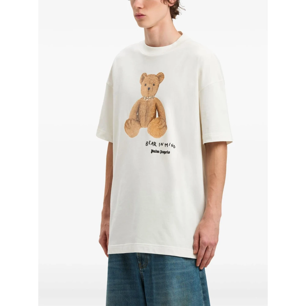 Palm Angels Bear in Mind T-shirt White Heren