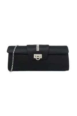 Pre-owned Satin Shoulder Bag