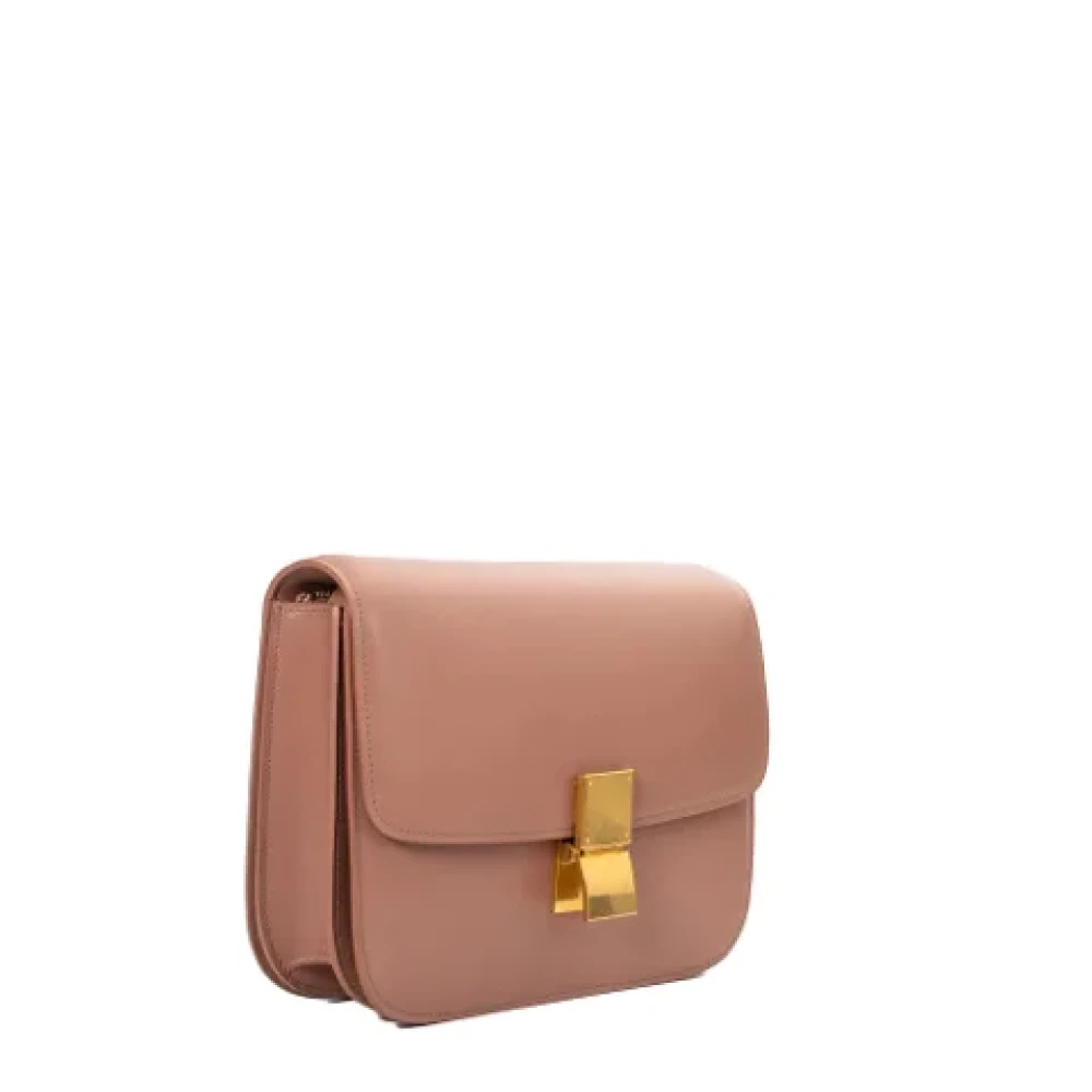 Celine Vintage Pre-owned Leather celine-bags Pink Dames