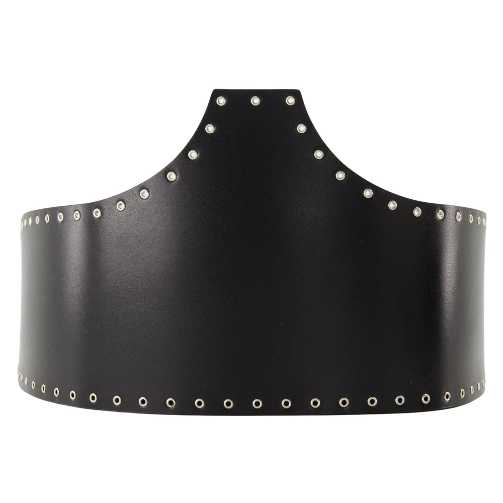 IRO Zwart Leren Korset Riem Black Dames