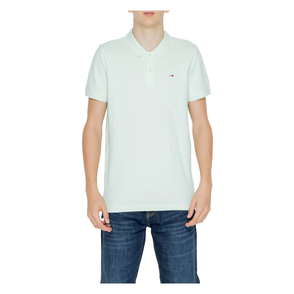 Tommy Jeans Slim fit poloshirt met logostitching