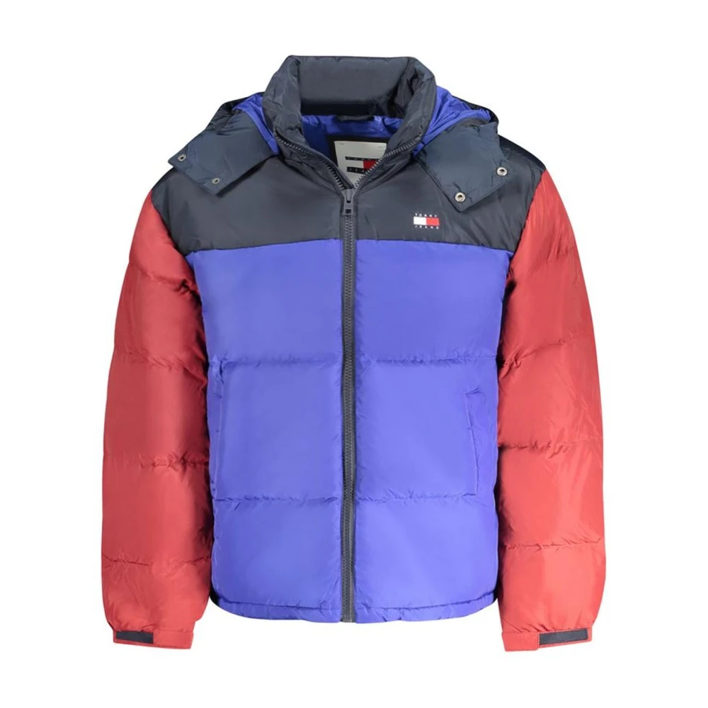 Tommy Hilfiger Blauwe Lichtgewicht Ritsjas voor Mannen Multicolor Heren