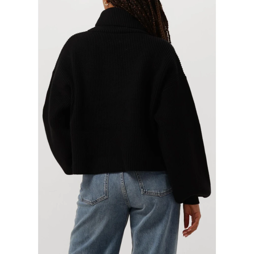 Gestuz Korte Pullover Trui Black Dames