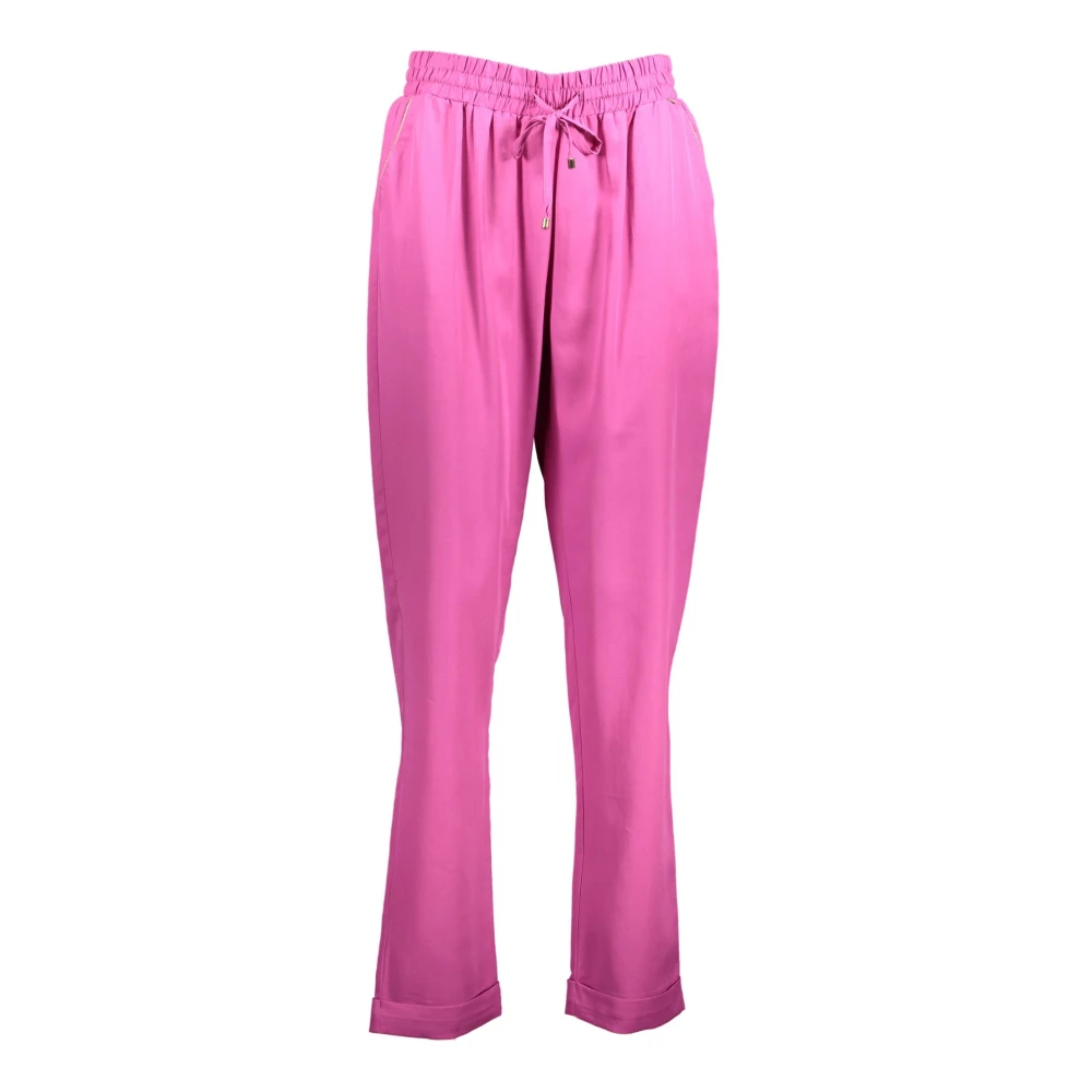 Kocca Women's Pink Trousers With Elastic Waist Small