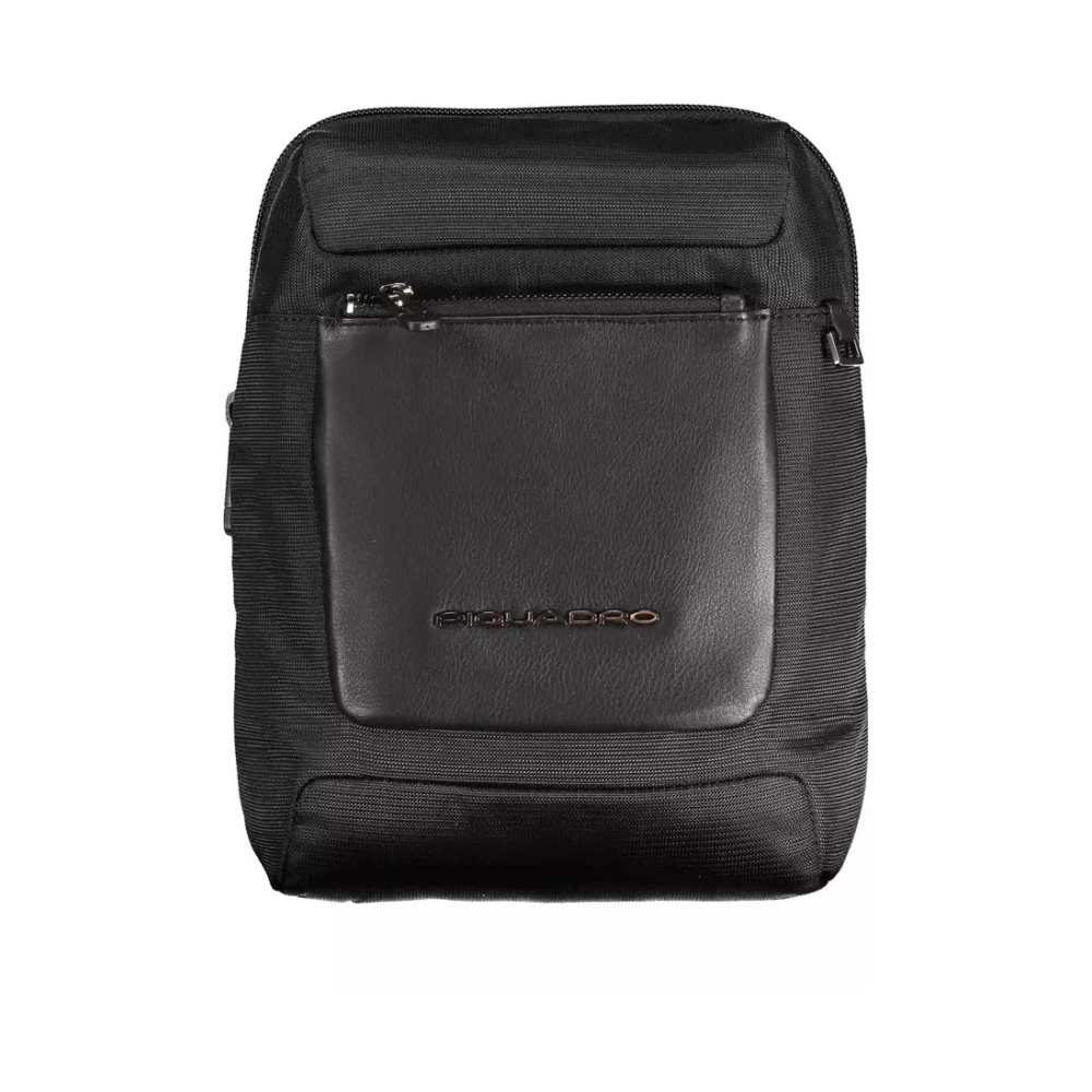 Piquadro Zwarte Schoudertas Black Heren