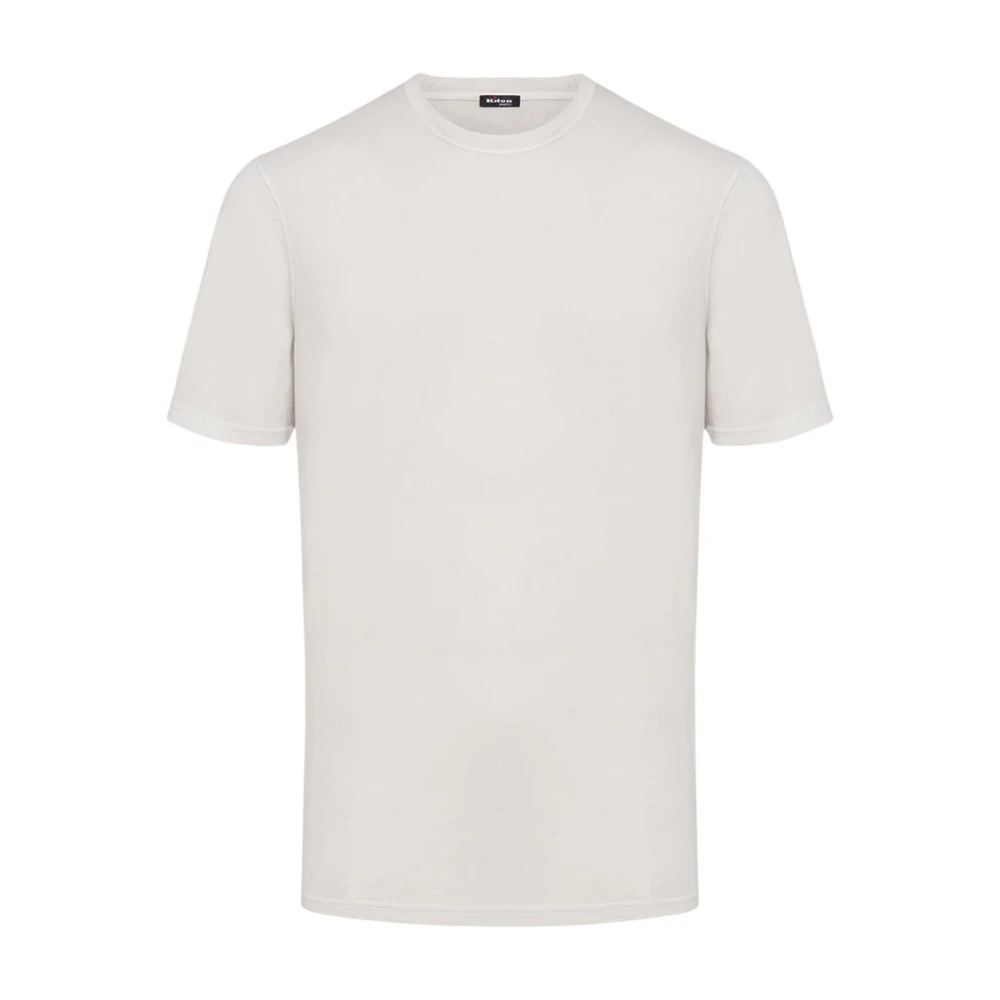 Kiton - Tops > T-Shirts - White - Kiton - Modalova