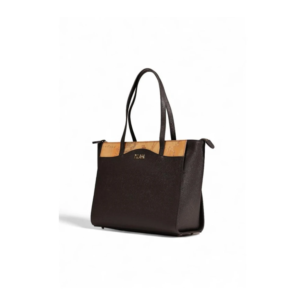 Alviero Martini 1a Classe Handtas van gemengde stof met polyethyleen Black Dames