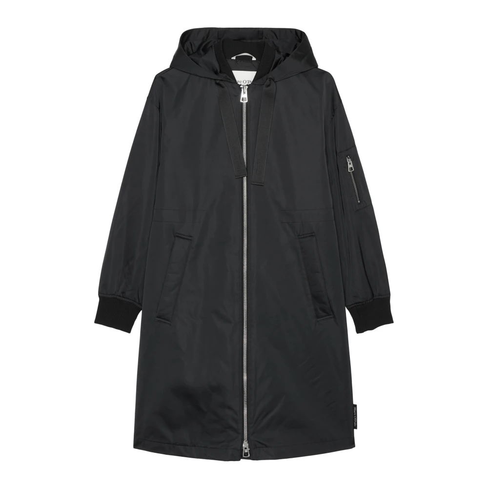 Marc O'Polo Blouson parka in aviatorstijl regular Black Dames