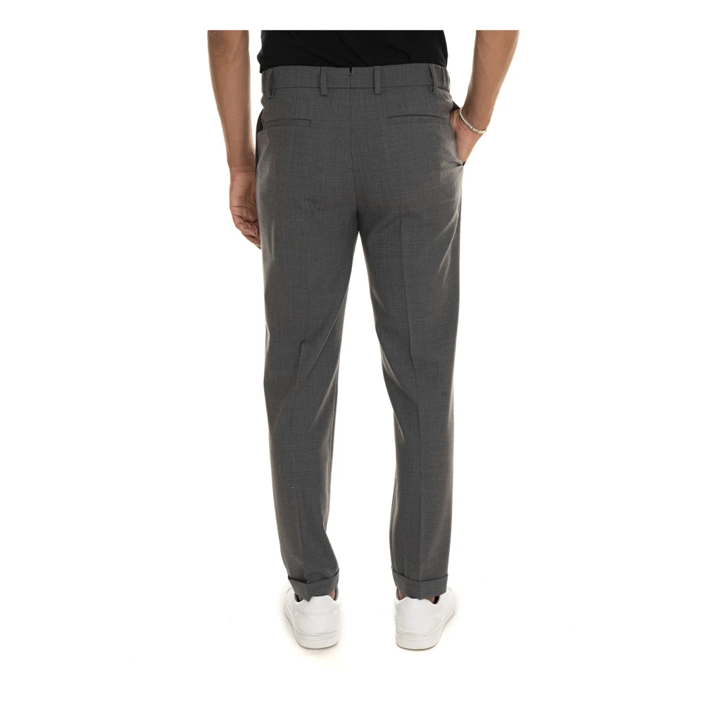 Berwich Retro Chino Broek Gray Heren