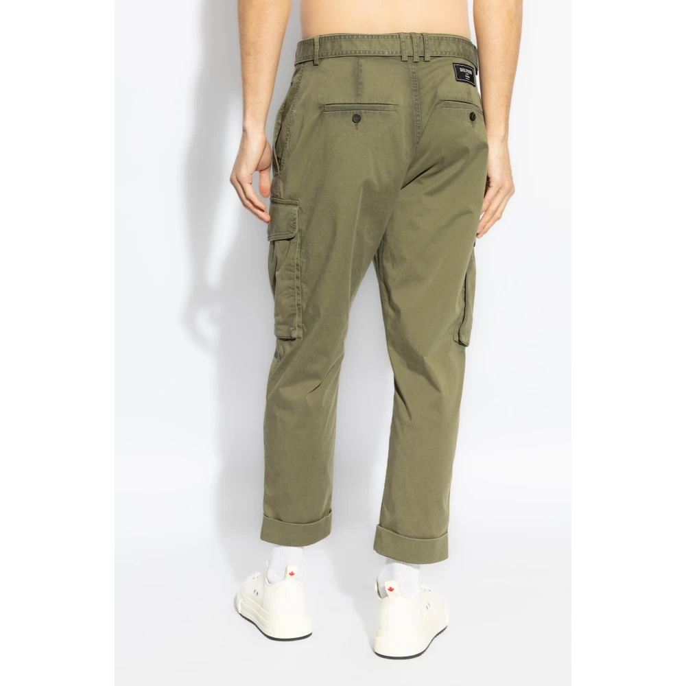 Balmain Cargobroek Green Heren