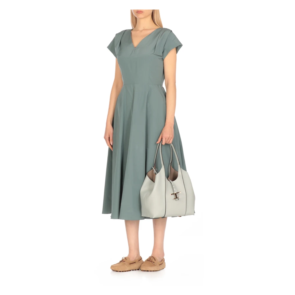 TOD'S Lichtblauwe leren schoudertas met Pochette Blue Dames