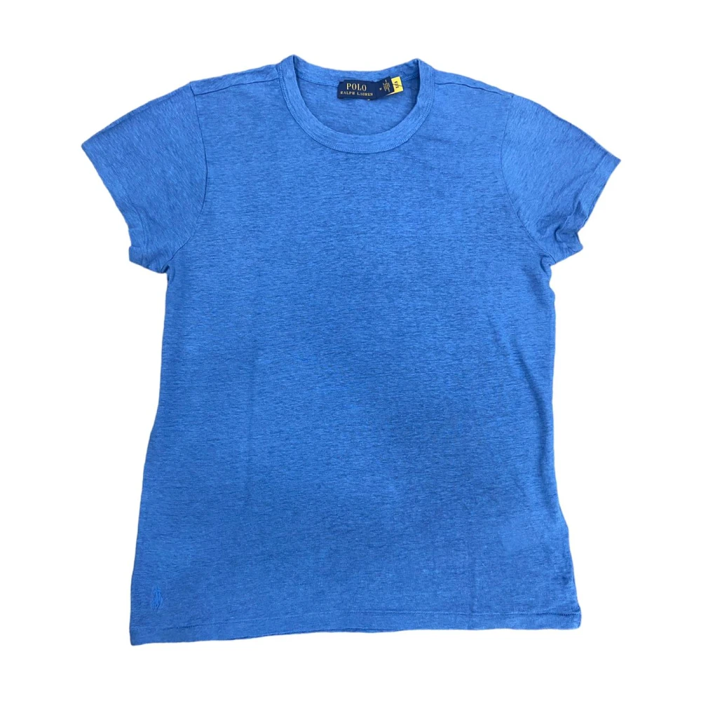 Ralph Lauren Tijdloos T-Shirt Blue Dames