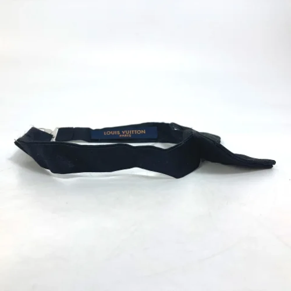 Louis Vuitton Vintage Pre-owned Silk home-office Black Dames