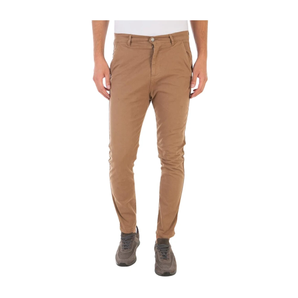Daniele Alessandrini Men's Brown Chinos, W31, Jeans Trouser