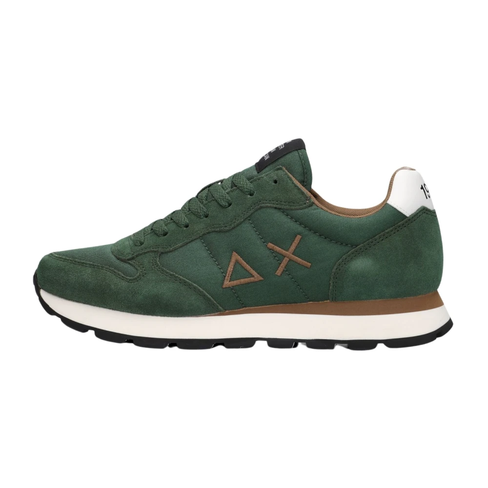 Sun68 Groene TOM Solid Nylon Heren Sneakers Heren Schoenen