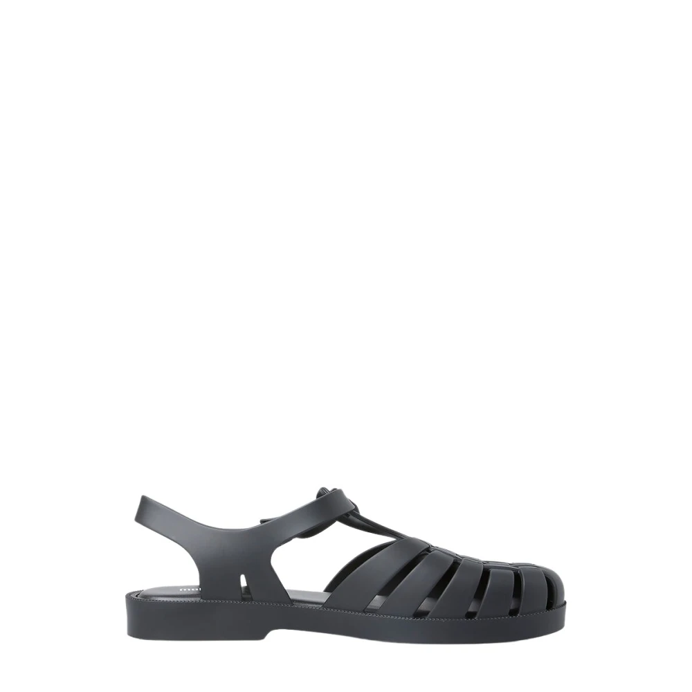 Melissa Black Flat Sandals, Female, 3 Uk, Possession Sandals