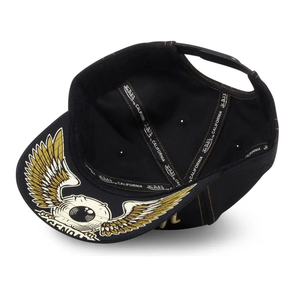 Von Dutch Zwarte Rock Trucker Cap Black Heren