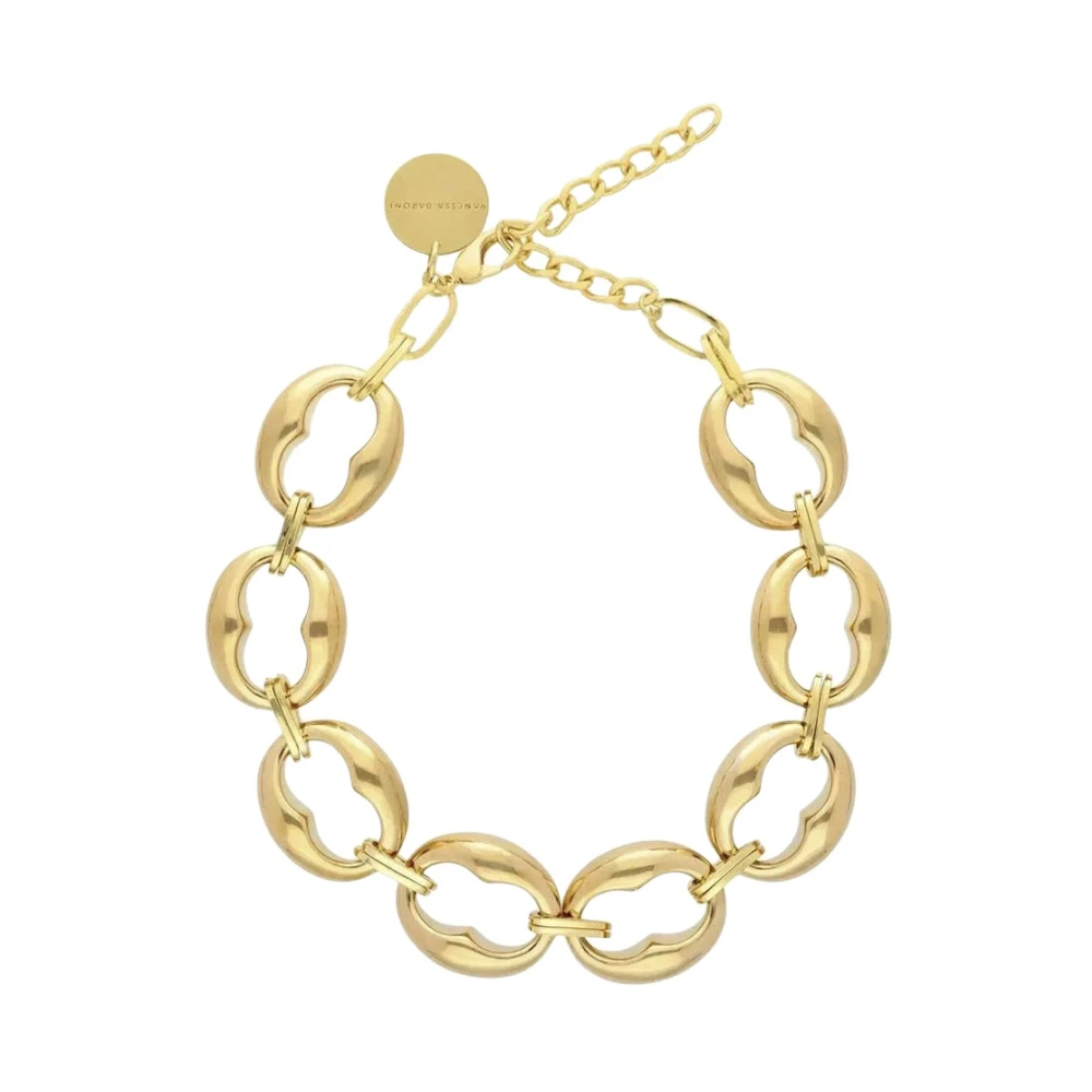 Vanessa Baroni Women's Yellow Necklaces, One Size, Gold Turtle Charm Necklace Italy