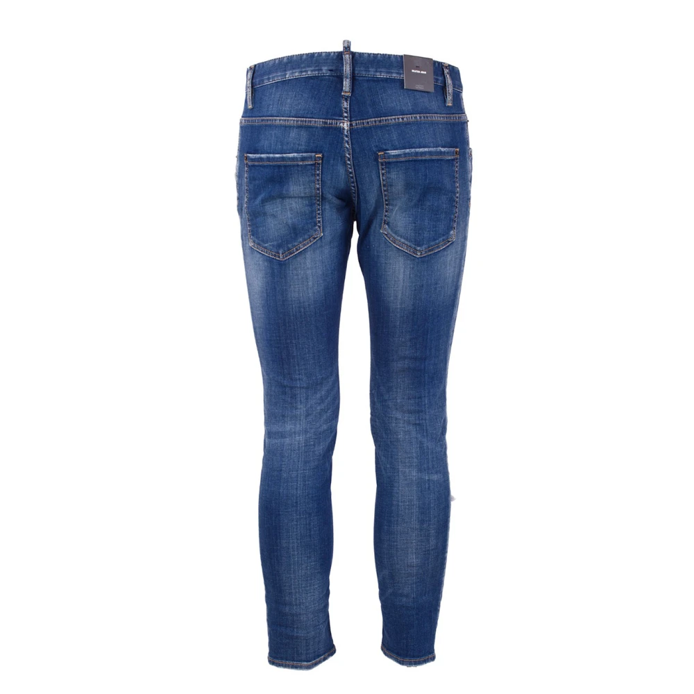 Dsquared2 Blauwe Jeans voor Mannen Ss24 Blue Heren