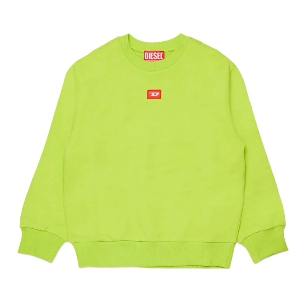 Diesel Unisex Kids Green Kids Sweatshirts, 12 Y, Sxgin Over