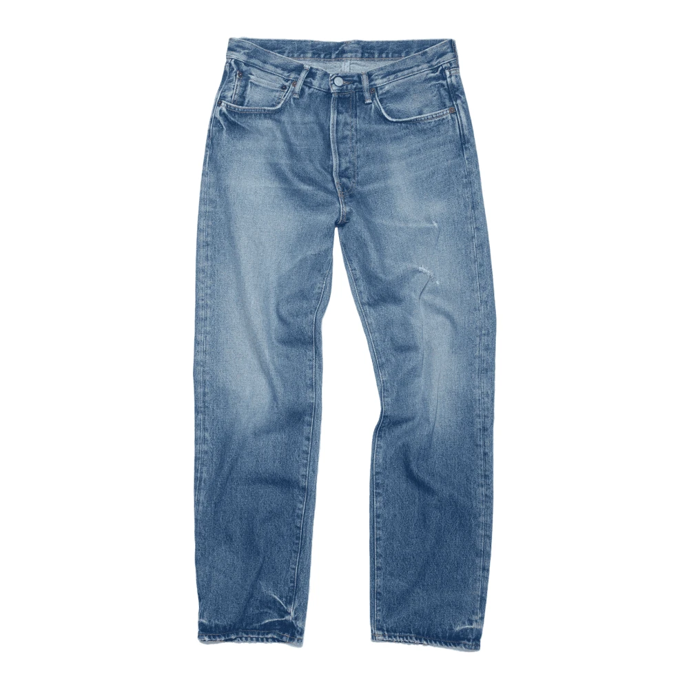 Acne Studios Organische Denim Jeans Middelblauw 29 Blue Heren