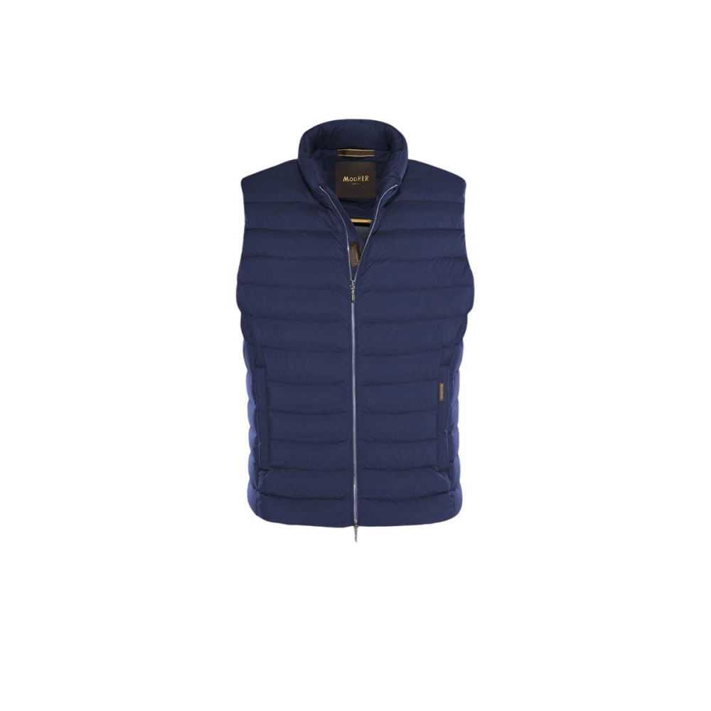 Moorer - Jackets > Vests - Blue - Moorer - Modalova