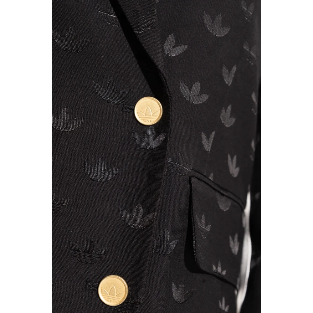adidas Originals Blazer met Monogram Black Dames