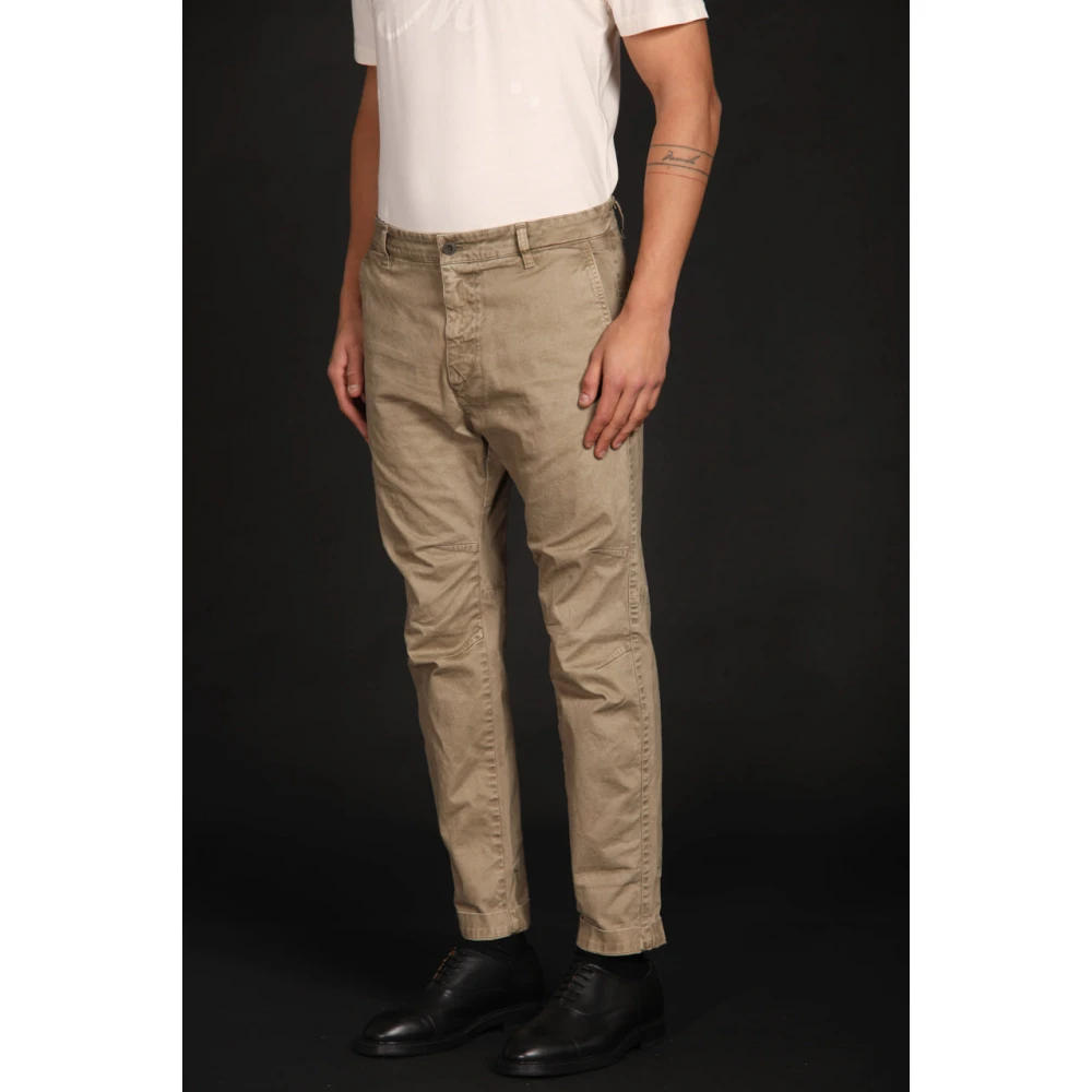 Mason's Beperkte Editie Wortelpas Cargo Broek Beige Heren