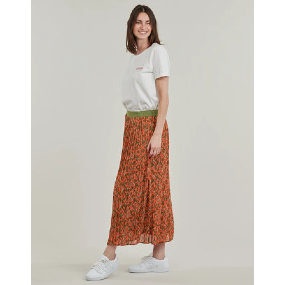 Only Arancio Korte Rok Onlmiley Model Multicolor Dames