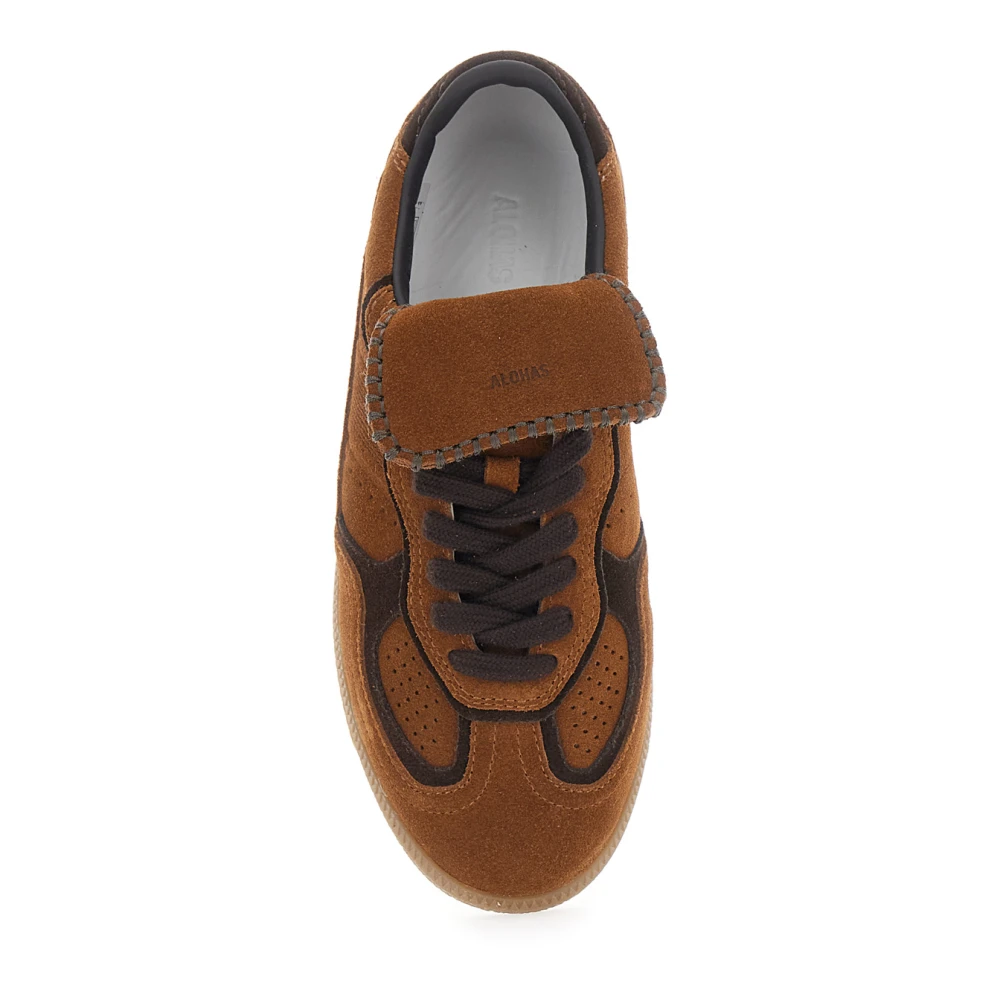ALOHAS Lage Suède Sneakers
