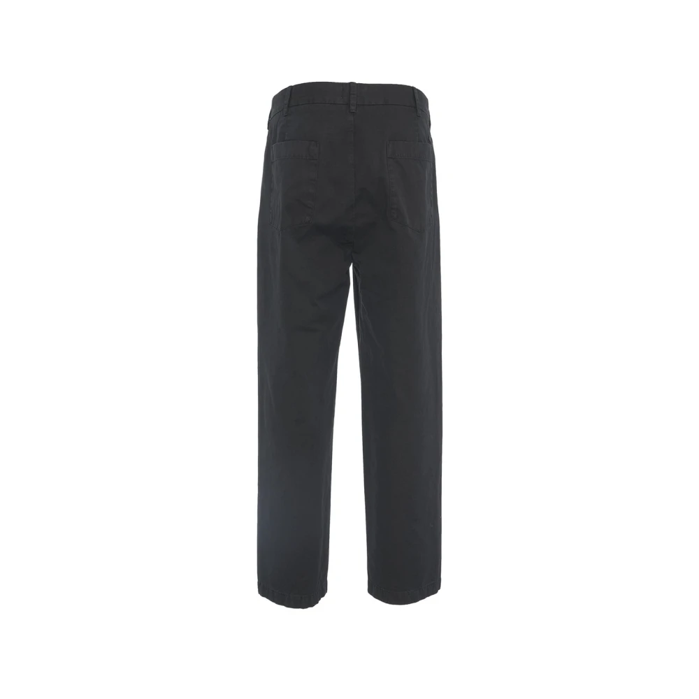 closed Zwarte Wide Leg Broek Ss25 Black Heren