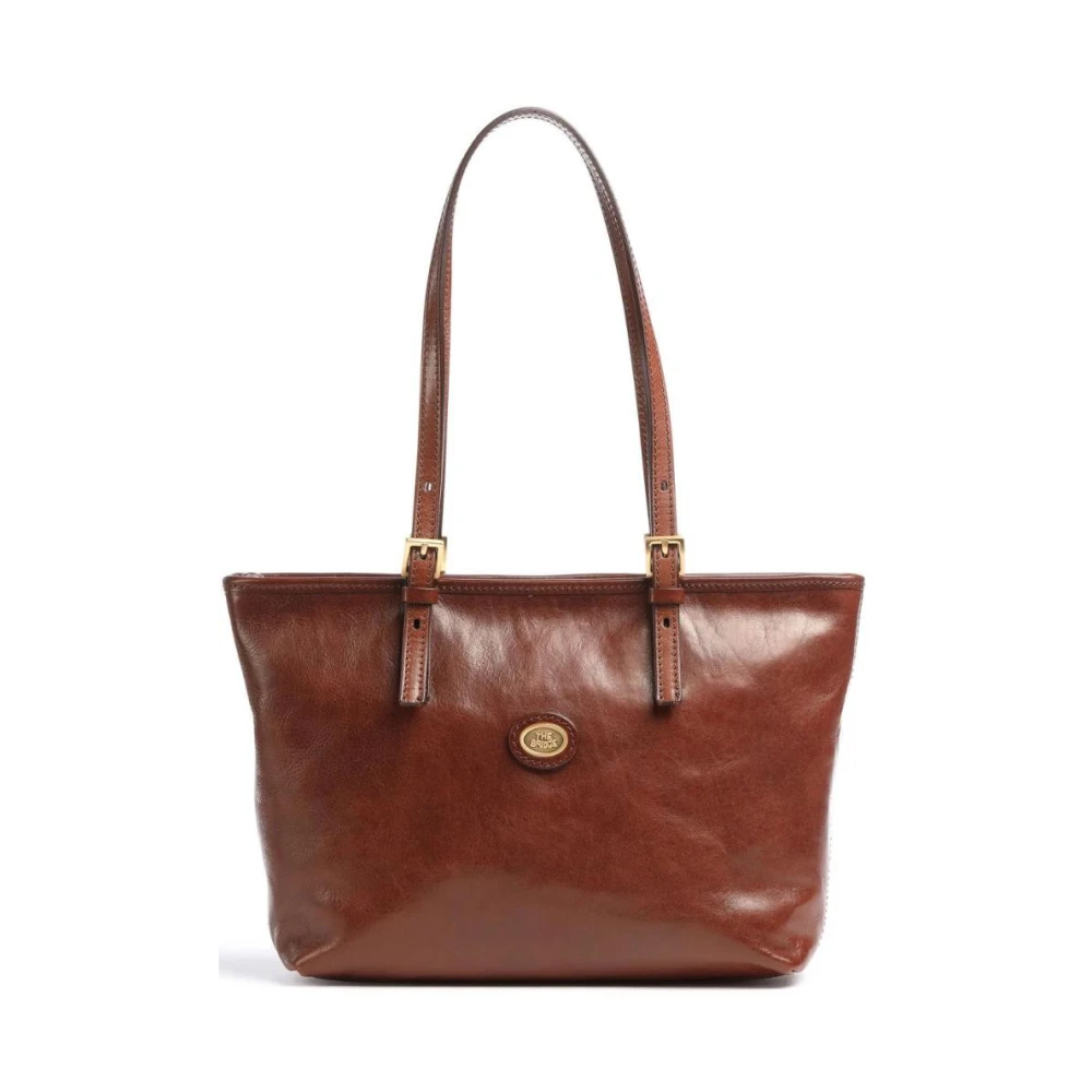 The Bridge Vrouw Bruin Tassen Dames, One Size, Leer, Borsa Shopper Media