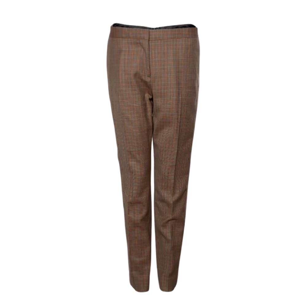 Burberry Vintage Pre-owned Wool bottoms Brown Dames