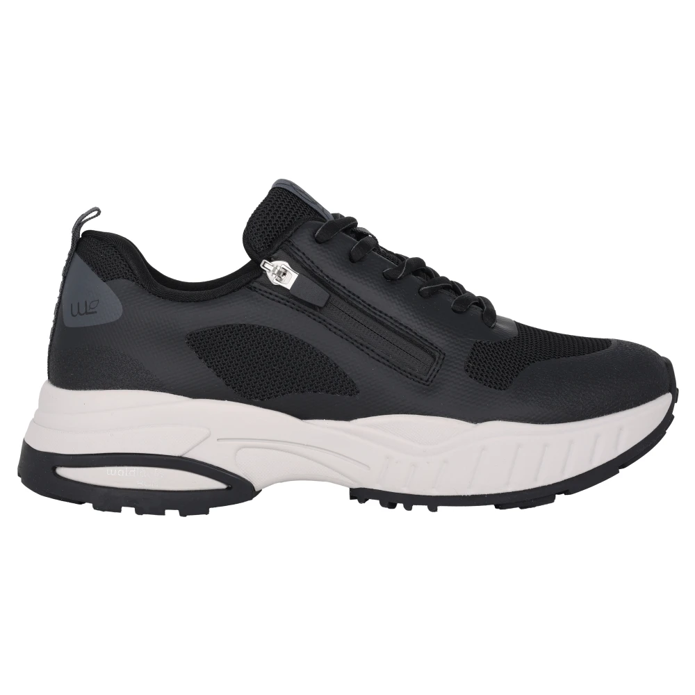 Waldläufer H Pero Sneaker Heren Schoenen Zwart