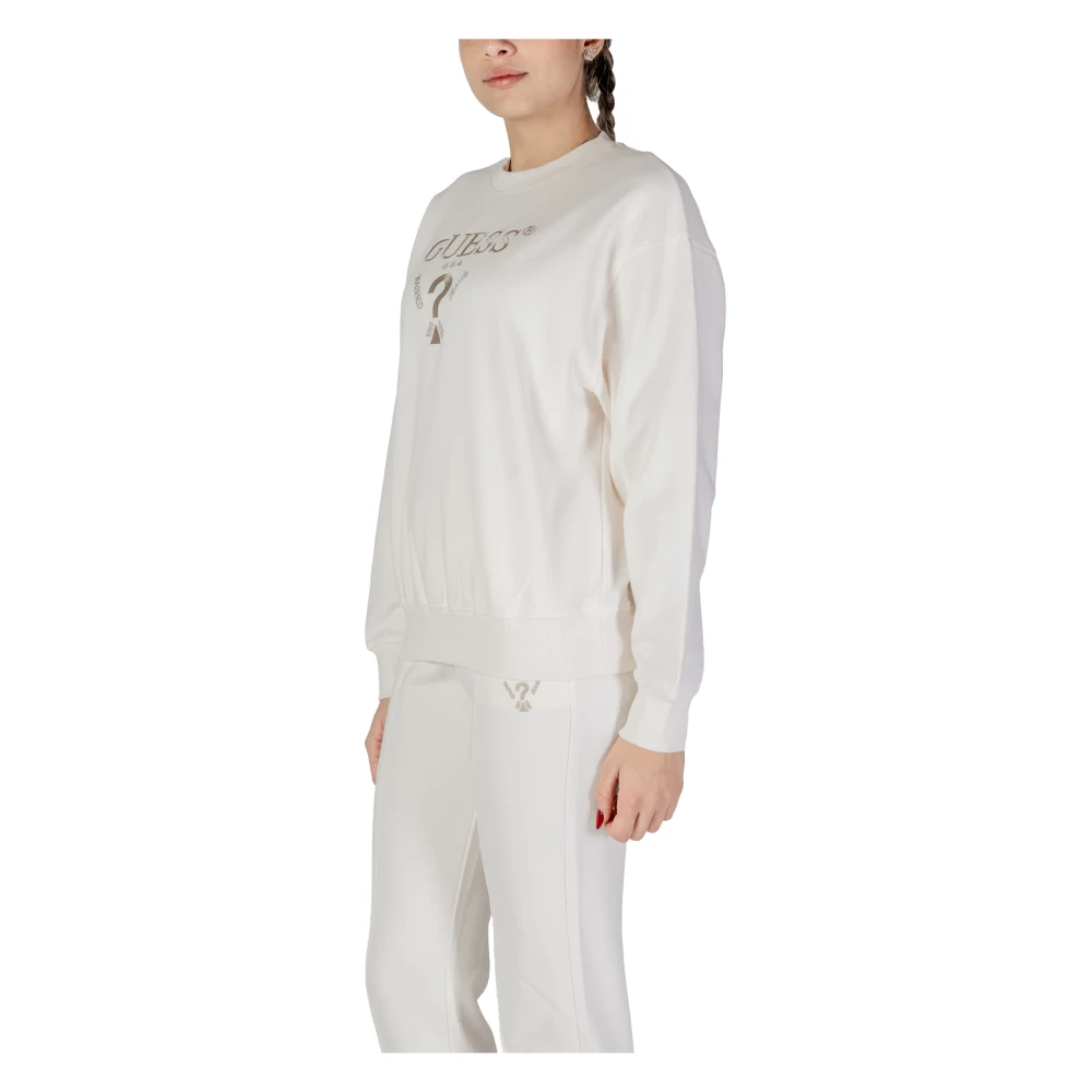 Guess Lente Zomer Onbedekte Sweatshirt Beige Dames