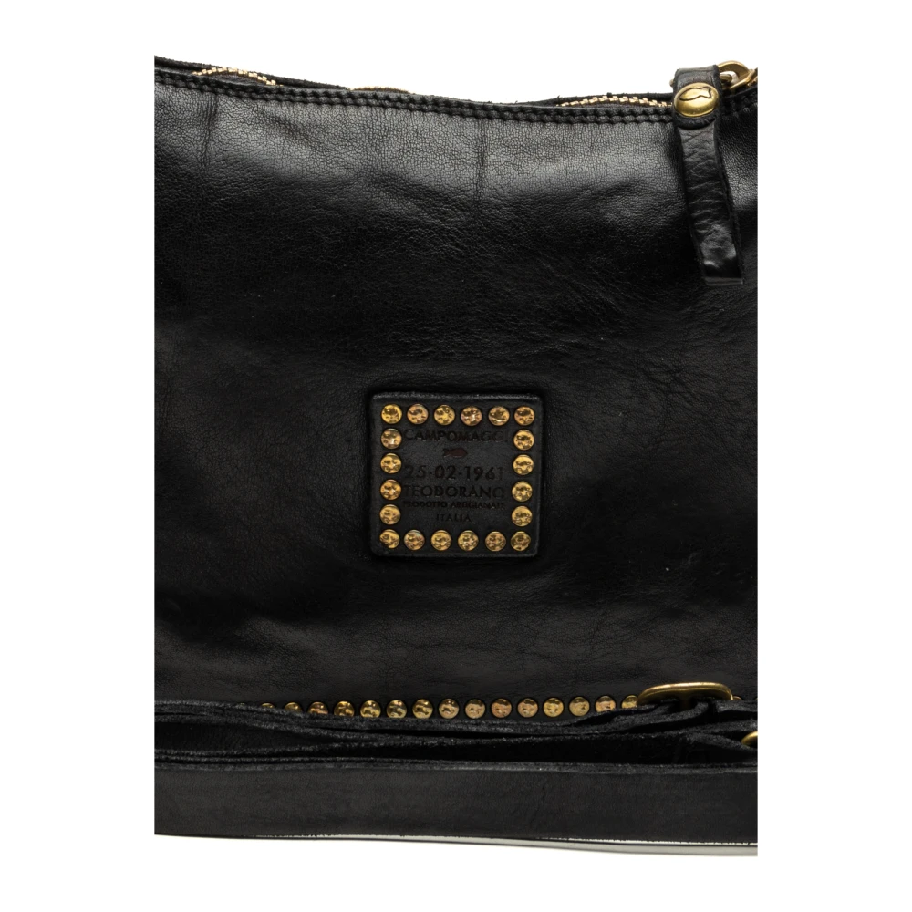 Campomaggi Zwarte Tassen Pochette Stijl Black Dames
