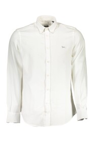 Witte Katoenen Overhemd, Regular Fit