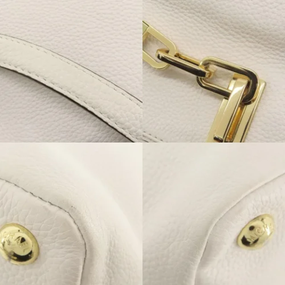 Michael Kors Pre-owned Leather shoulder-bags White Dames