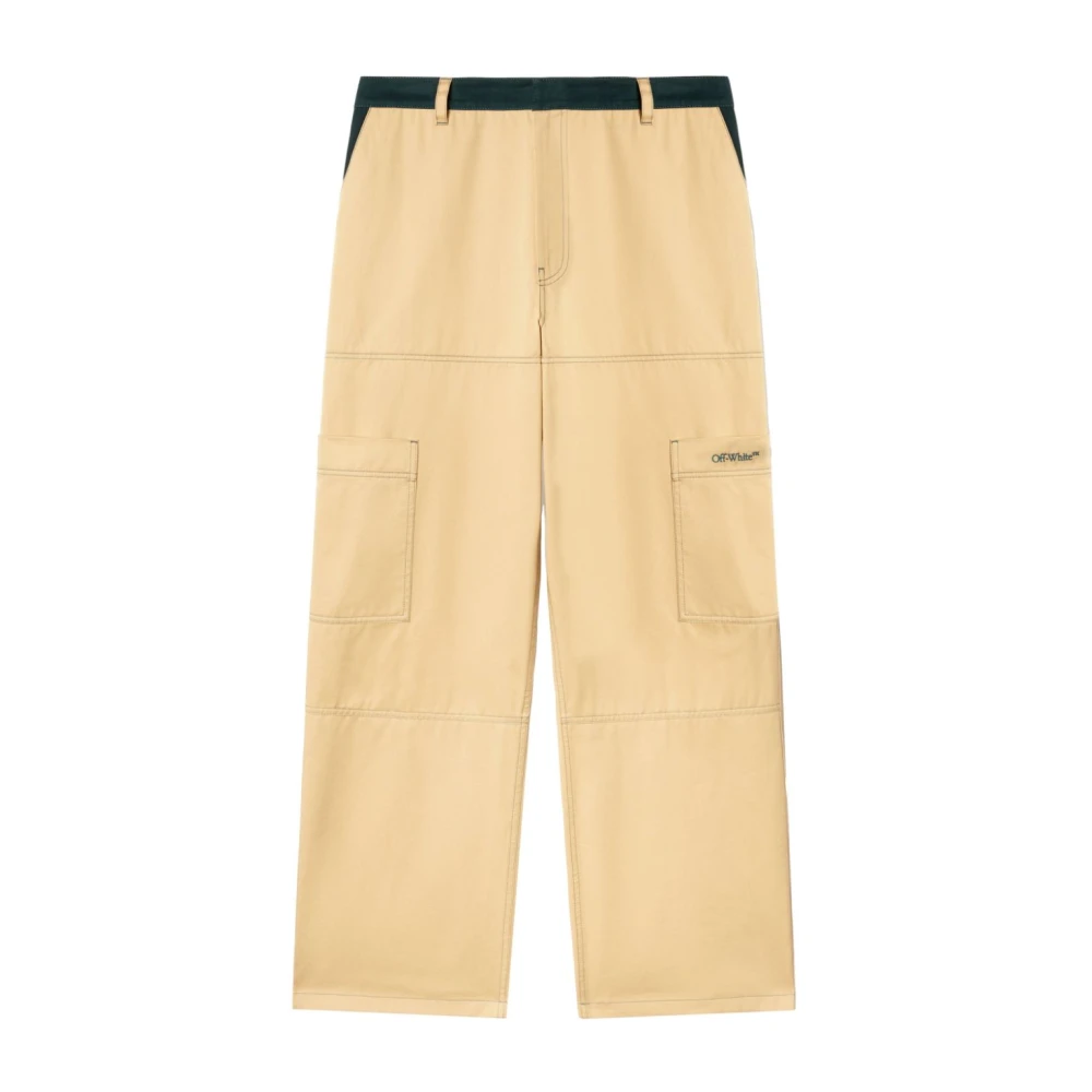 Trousers > Wide Trousers - - Off White - Modalova