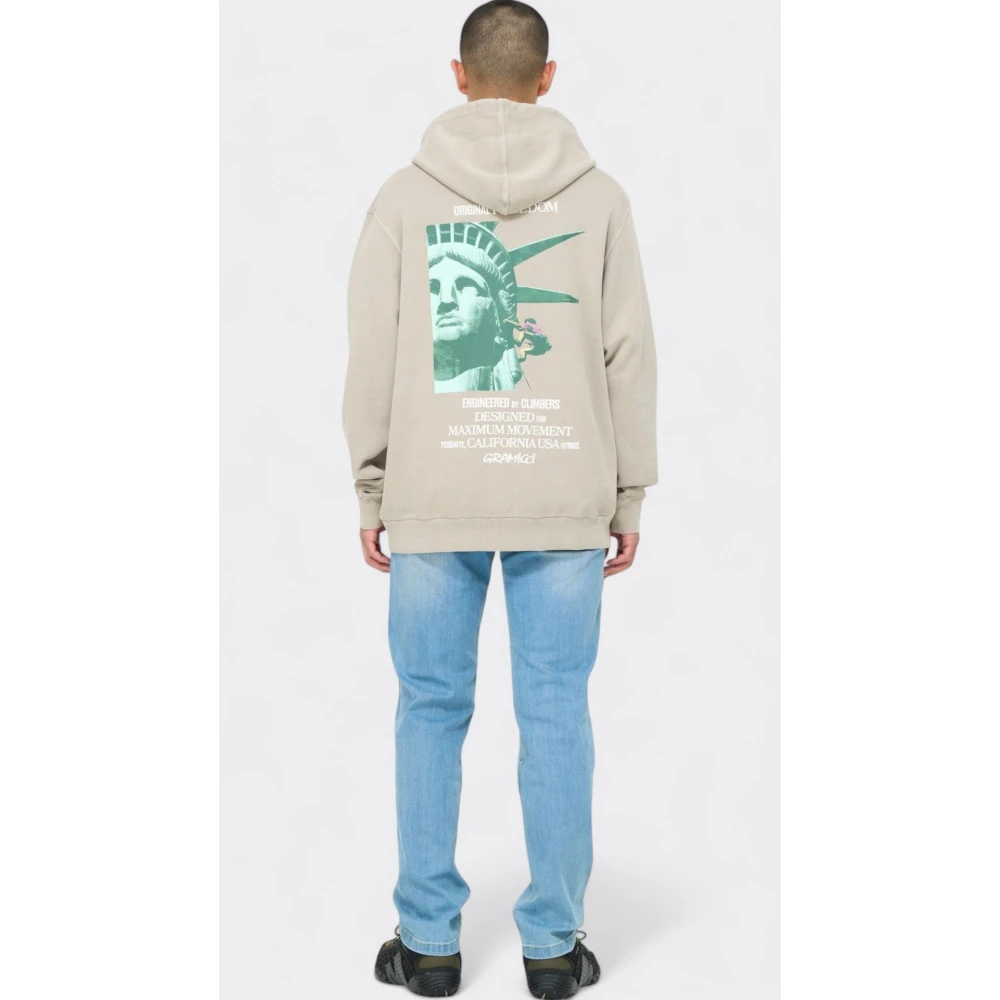 Gramicci Gezellige Liberty Hoodie voor Dagelijks Comfort Gray Heren