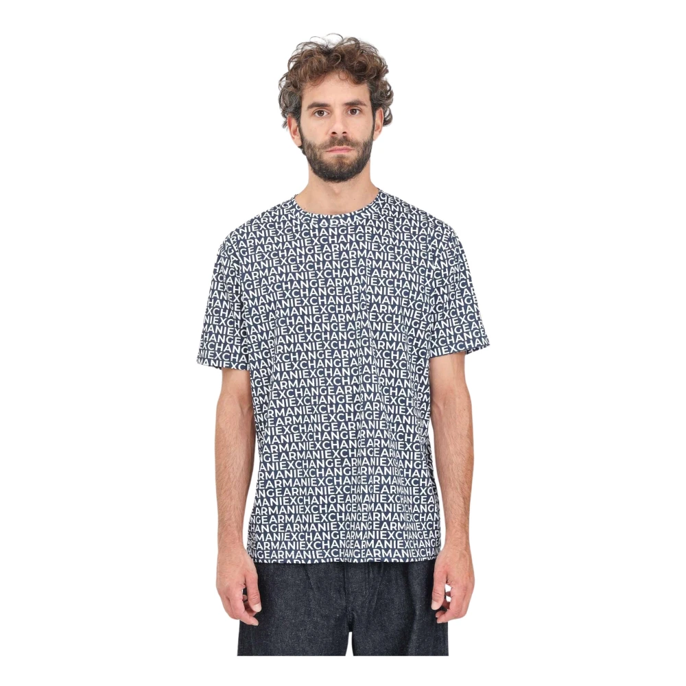 Armani Exchange Regular fit T-shirt White Heren