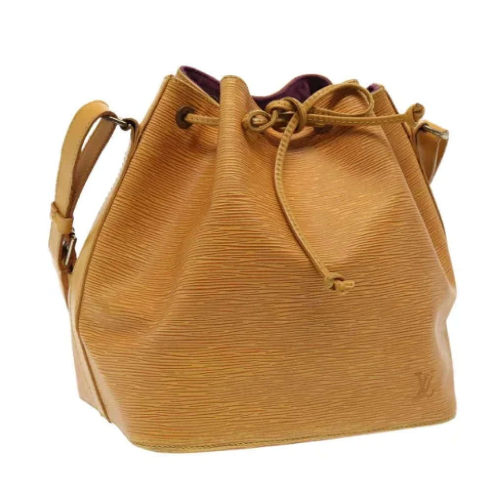 Louis Vuitton Vintage Pre-owned Leather louis-vuitton-bags Yellow Dames