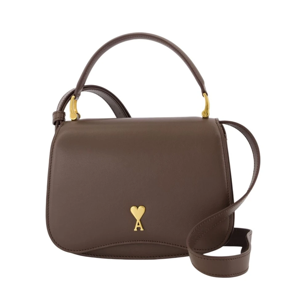 Ami Paris Donna Marrone - Borsa Paris Paris - Bags - One Size