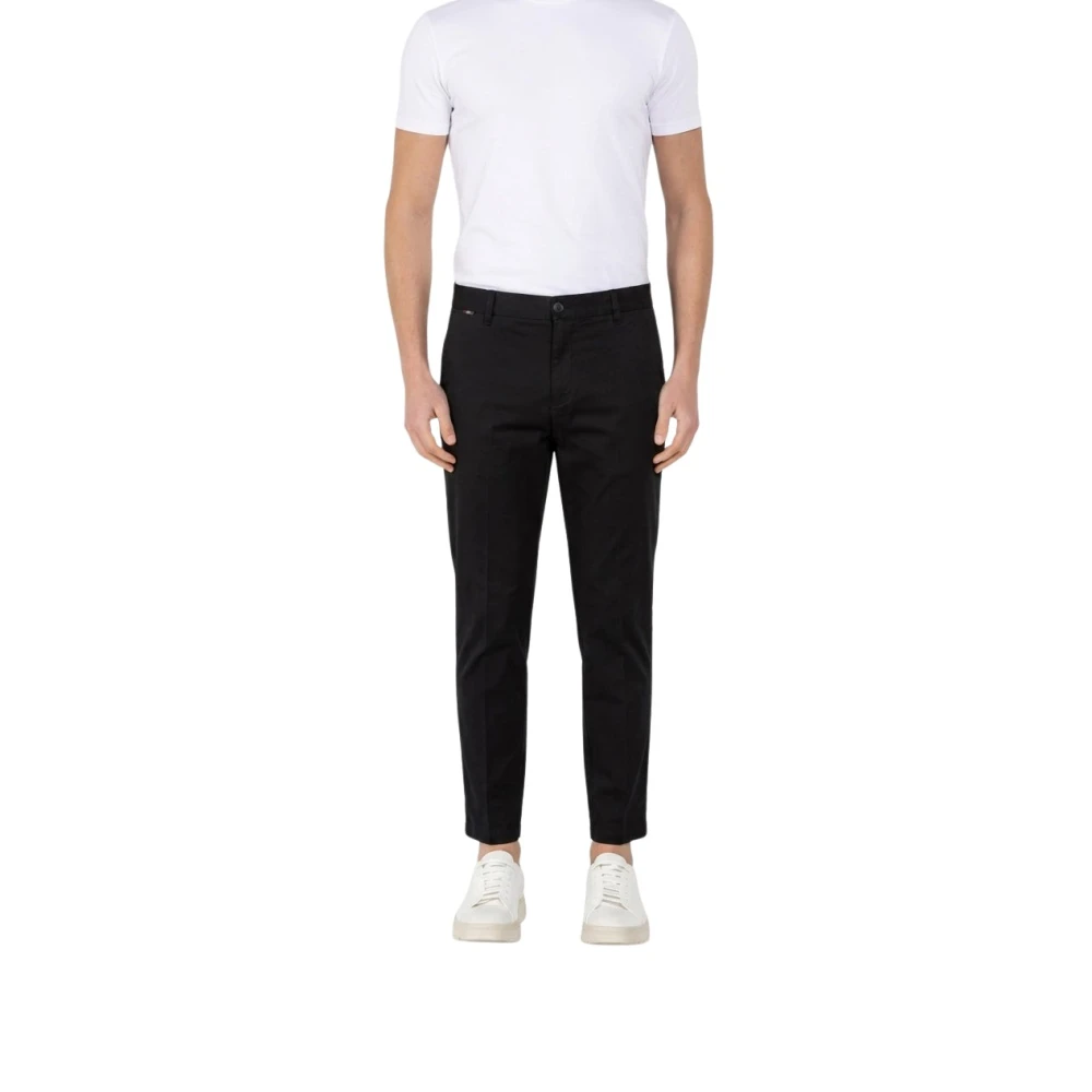 Mason's Uomo Nero Pantaloni, S, New,