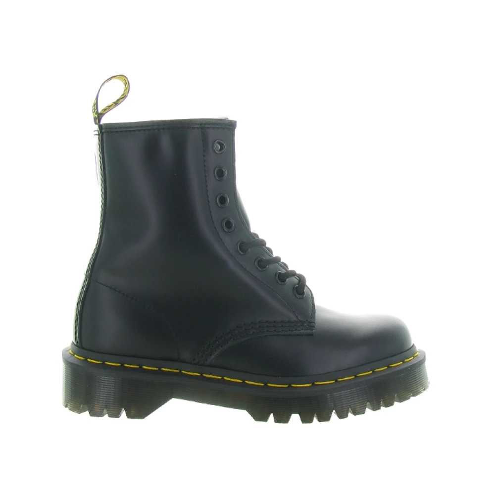 Dr. Martens Black Lace-Up Boots, Female, 5 Uk, 1460 Bex Boots